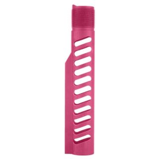 Skeletonized Slotted 6 Position Buffer Tube - Cerakote Prison Pink