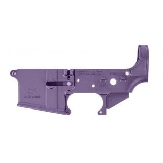 PSA AR-15 "Stealth" Stripped Lower Receiver - Cerakote Bright Purple