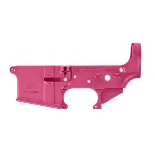 PSA AR-15 "Stealth" Stripped Lower Receiver - Cerakote Prison Pink