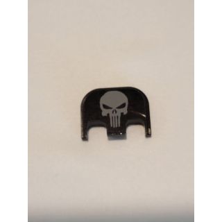 Glock Rear Slide Plate- *ORPH*  - Anodize Punisher, Gen 1-5 Blemished