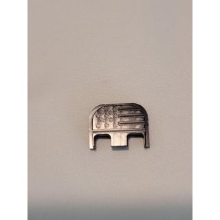 Glock Rear Slide Plate- *ORPH*  - Anodize Black American Flag, Gen 1-5