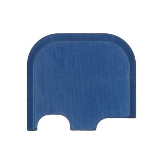 Rear Slide Plate for Glock 43, 43x and 48 - Blank - Anodized Blue