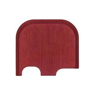Rear Slide Plate for Glock 43, 43x and 48 - Blank Anodized Red