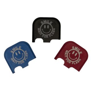 Rear Slide Plate for Glock 43, 43x and 48 - Smile! Wait for Flash