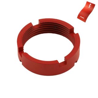 Steel Castle Nut - Cerakote Red