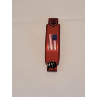 Enhanced Trigger Guard - *ORPH* Anodize Red, Small Stickers- Closeout - Plain