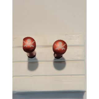 AR-15 Extended Takedown Pins -ORPH- Anodized - Red -  Jolly Roger