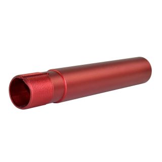 Pistol Buffer Tube, 7.3" No Foam Wrap, Red Anodized