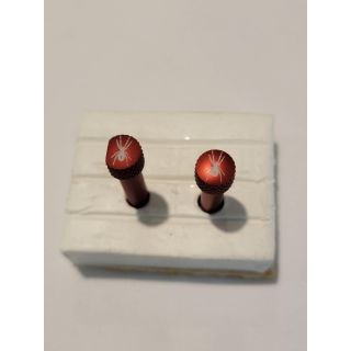 AR-15 Extended Takedown Pins -*ORPH* - Anodized - Red - Black widow 3
