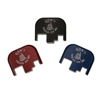 S&W M&P Full Size Rear Slide Plate - Don't Tread on Me