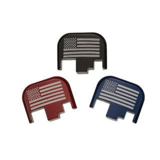S&W M&P Full Size Rear Slide Plate - USA Flag