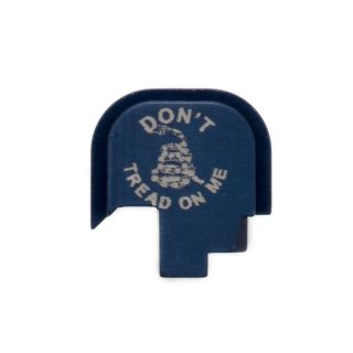 S&W Shield - Rear Slide Plate - Don't Tread on Me - Anodized Blue