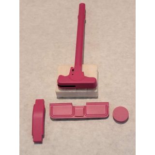AR-15 Charging Handle set - *ORPH* - Cerakote Non stocking Pink w/ Forward A. Cap, Tr. Guard & D. Cover 4 Pc  Combo