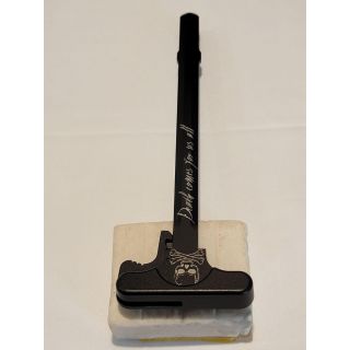 AR-15 Charging Handle - *ORPH* - Anodized Black Skull and Crossed Bones Blemished