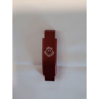 Enhanced Trigger Guard - *ORPH* Smile Wait For Flash - Anodized Red - Blemished