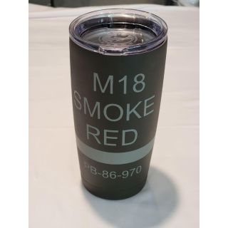 20 oz. Vacuum Insulated Tumbler - *ORPH*  Cerakote Green Battle Field Smoke Bomb