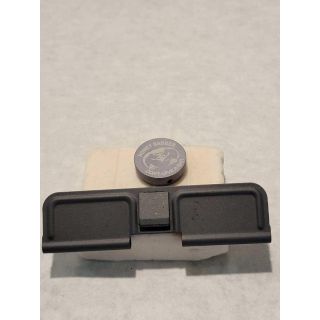AR-10 Dust Cover & Forward Assist cap set- ORPH- Plain Cerakote Sniper Gray Dust Cover, Blemished