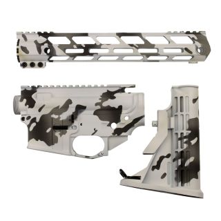 AR-15 Builder Set - Snow Camo