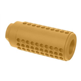 AR-15 Micro SOCOM Style Slip Over Fake Suppressor | 1/2x28 | Gold