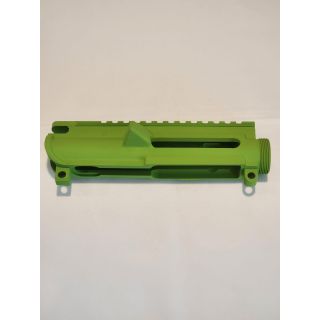 AR-15 Stripped Sport Upper Receiver  - *ORPH*  Blank - Cerakote Zombie Green Sport Upper, Blemished