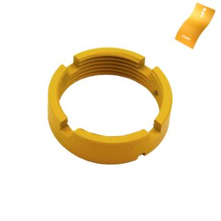 Steel Castle Nut - Cerakote Sunflower Yellow