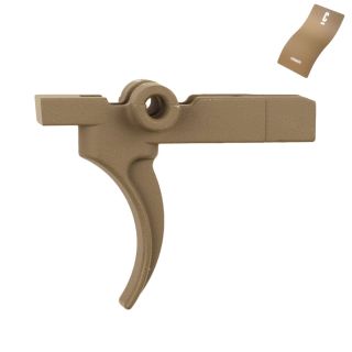 Steel Single-Stage Trigger - Cerakote Magpul FDE