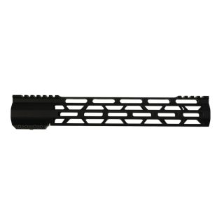 12.5" Super Light Slim Free Float M-LOK Handguards with Partial Top Rail, AR-15 223/5.56 - Cerakote Finish