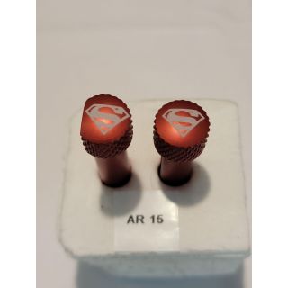 AR-15 Extended Takedown Pins -ORPH- Anodized -Red Superior