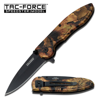 Tac Force Speedster Jungle Camo Spring Assisted Knife