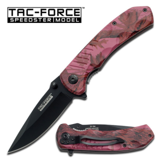 Tac Force Speedster Pink Camo Spring Assisted Knife