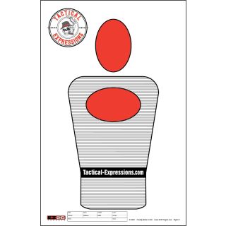 Red Silhouette Target
