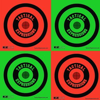 Mini Sticker Targets - Red and Green