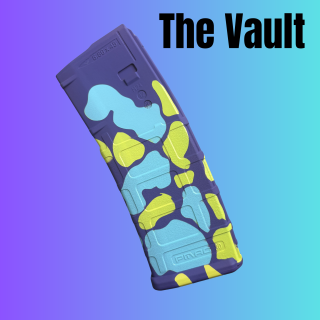 Vault Drop 002: Woodland Camo PMAG 30 – Bright Purple / Lemon Zest / Robins Egg