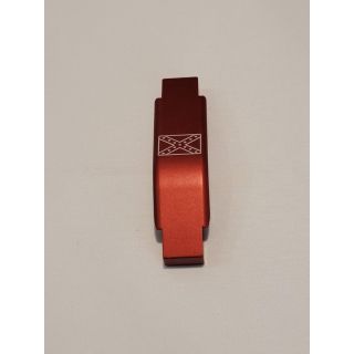 Enhanced Trigger Guard - *ORPH* Anodize Red- Confederate Flag - Blemished