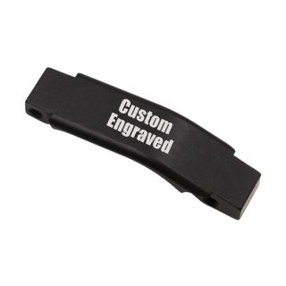 Enhanced Trigger Guard - Custom Engraved - Anodized Black