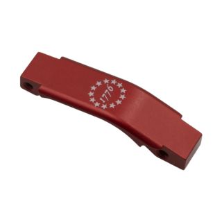 Enhanced Trigger Guard - Betsy Ross Flag - Anodized Red