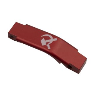 Enhanced Trigger Guard - Hammer and Sickle - Anodized Red