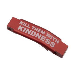 Enhanced Trigger Guard - Kill Them With Kindness - Anodized Red