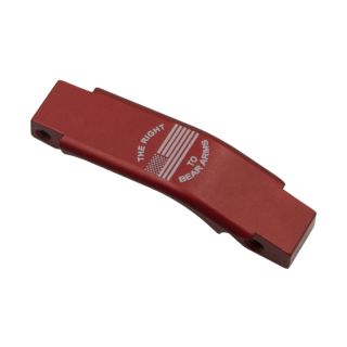 Enhanced Trigger Guard - Right to Bear Arms - Anodized Red