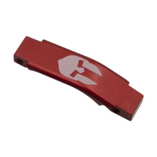 Enhanced Trigger Guard - Molon Labe Spartan Helm - Anodized Red
