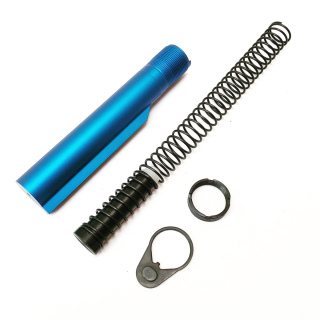 Anodized Blue Mil-Spec 6-Position Buffer Tube kit