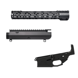 AR-10 3-Piece Builder Set — Aero Stripped Upper & Lower + 15" Lightweight M-LOK Free Float Handguard