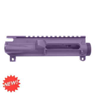 Custom Cerakote PSA AR-15 Stripped Upper Receiver | Bright Purple