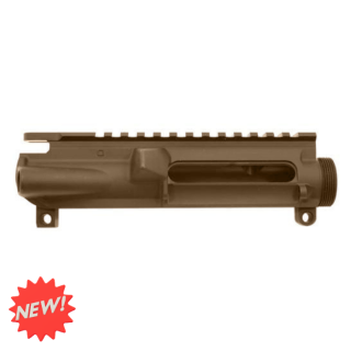 Custom Cerakote PSA AR-15 Stripped Upper Receiver | Burnt Bronze