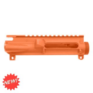 Custom Cerakote PSA AR-15 Stripped Upper Receiver | Hunter Orange