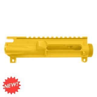 Custom Cerakote PSA AR-15 Stripped Upper Receiver | Sunflower Yellow