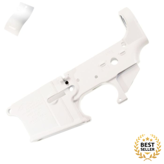 Anderson AR-15 Stripped Lower Receiver - Cerakote Bright White