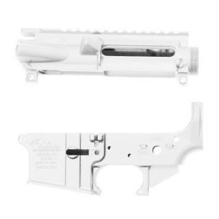 Cerakote Anderson AR-15 Upper & Lower Set - Bright White