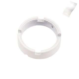 Steel Castle Nut - Cerakote Bright White