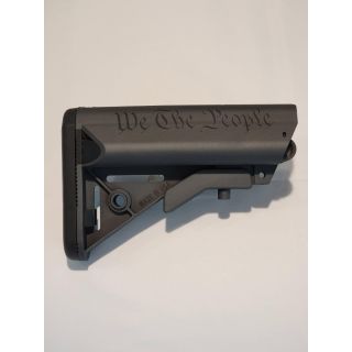 Sopmod style adjustable stock *ORPH*  -Dark Gray Cerakote - We The People (sample)